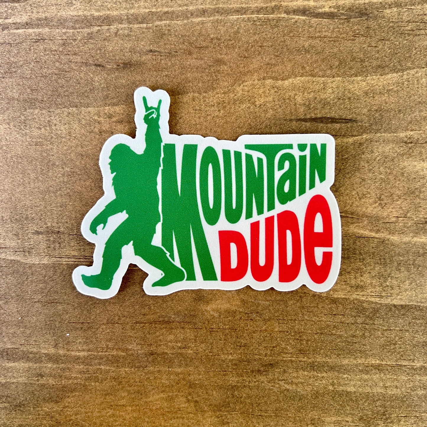 Mountain Dude Bigfoot Sticker