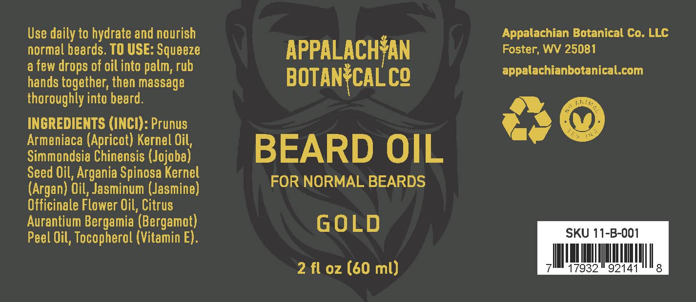 Beard Oil in Gold - Bestseller!