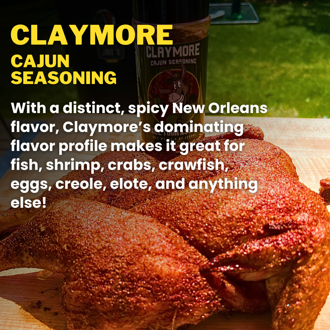 Claymore Cajun Seasoning™ – Bold Flavor for Every Dish