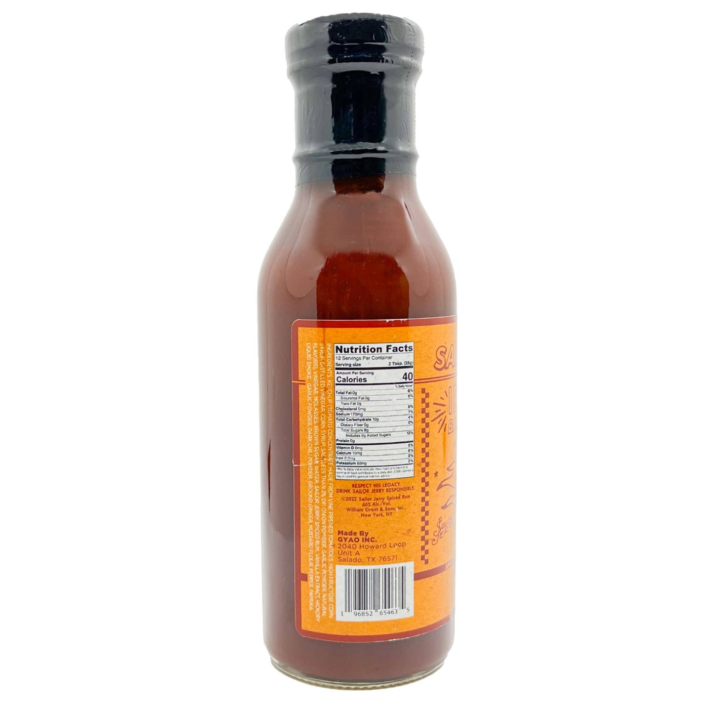 Sailor Jerry® Ironsides BBQ Sauce - Veteran, Grilling, Rum