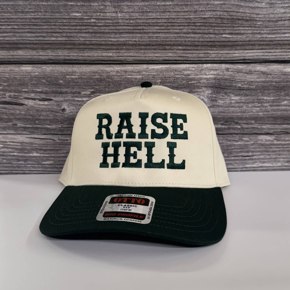 Raise Hell Embroidered Otto Hat – 208Tees