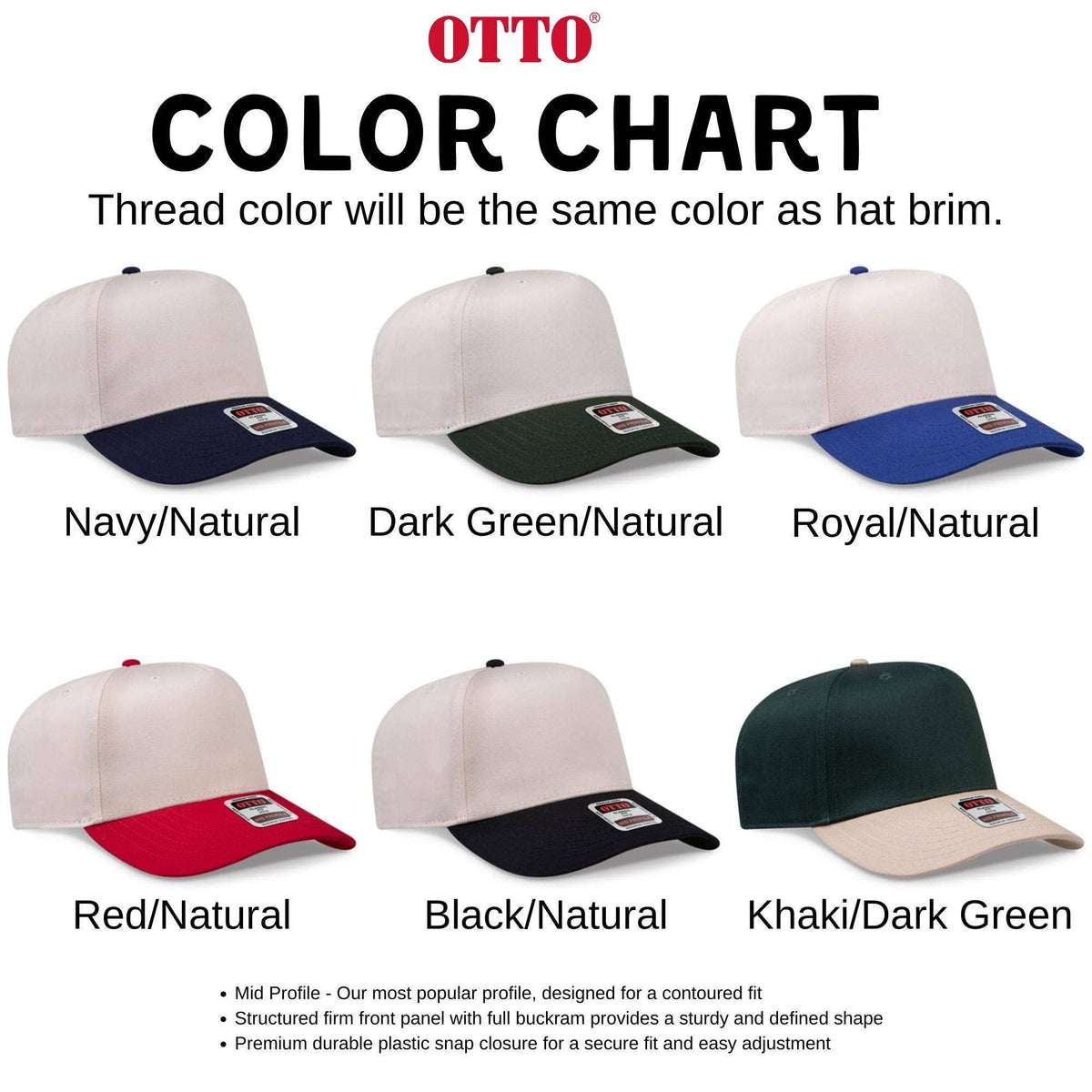 Raise Hell Embroidered Otto Hat – 208Tees