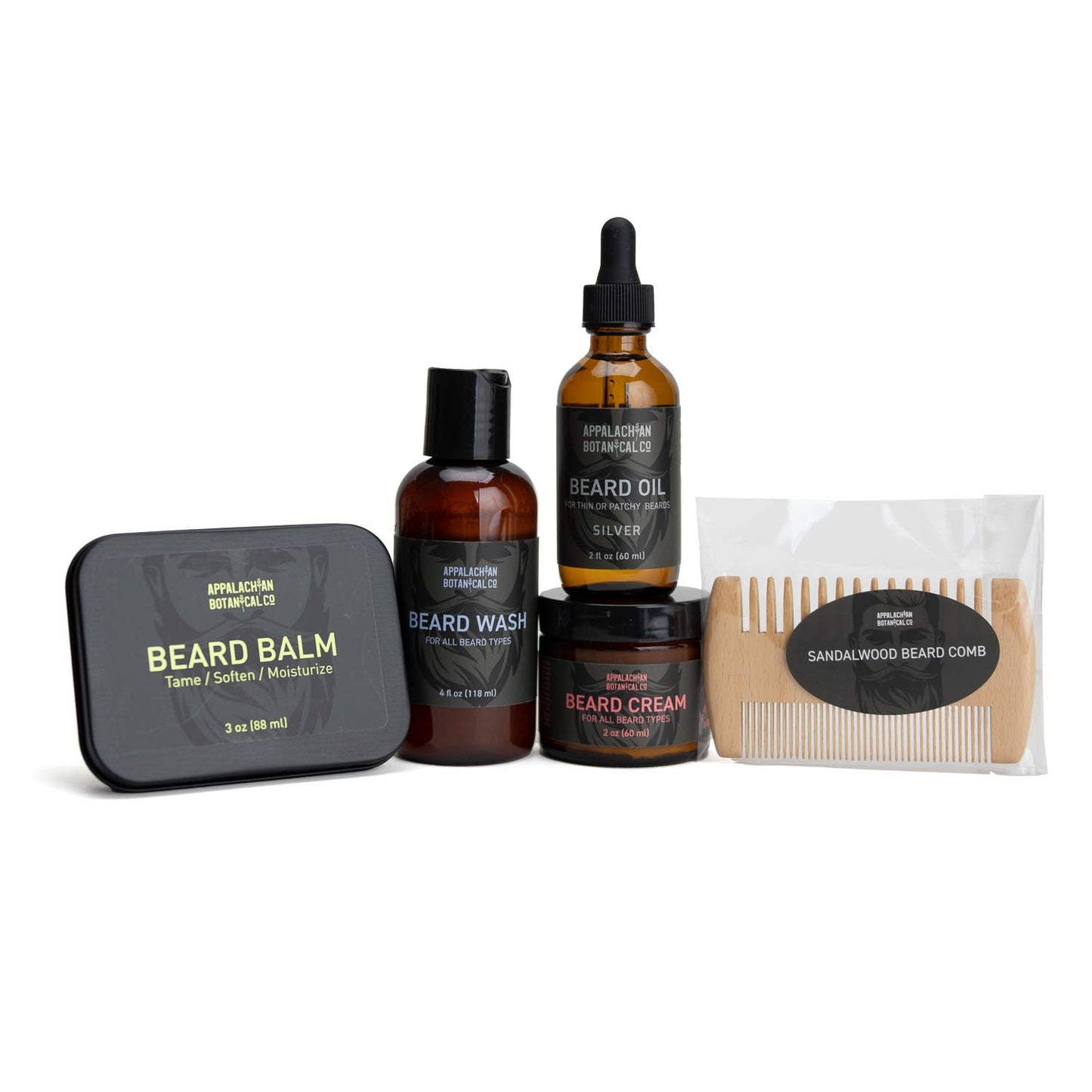 Complete Beard Care Silver Kit
