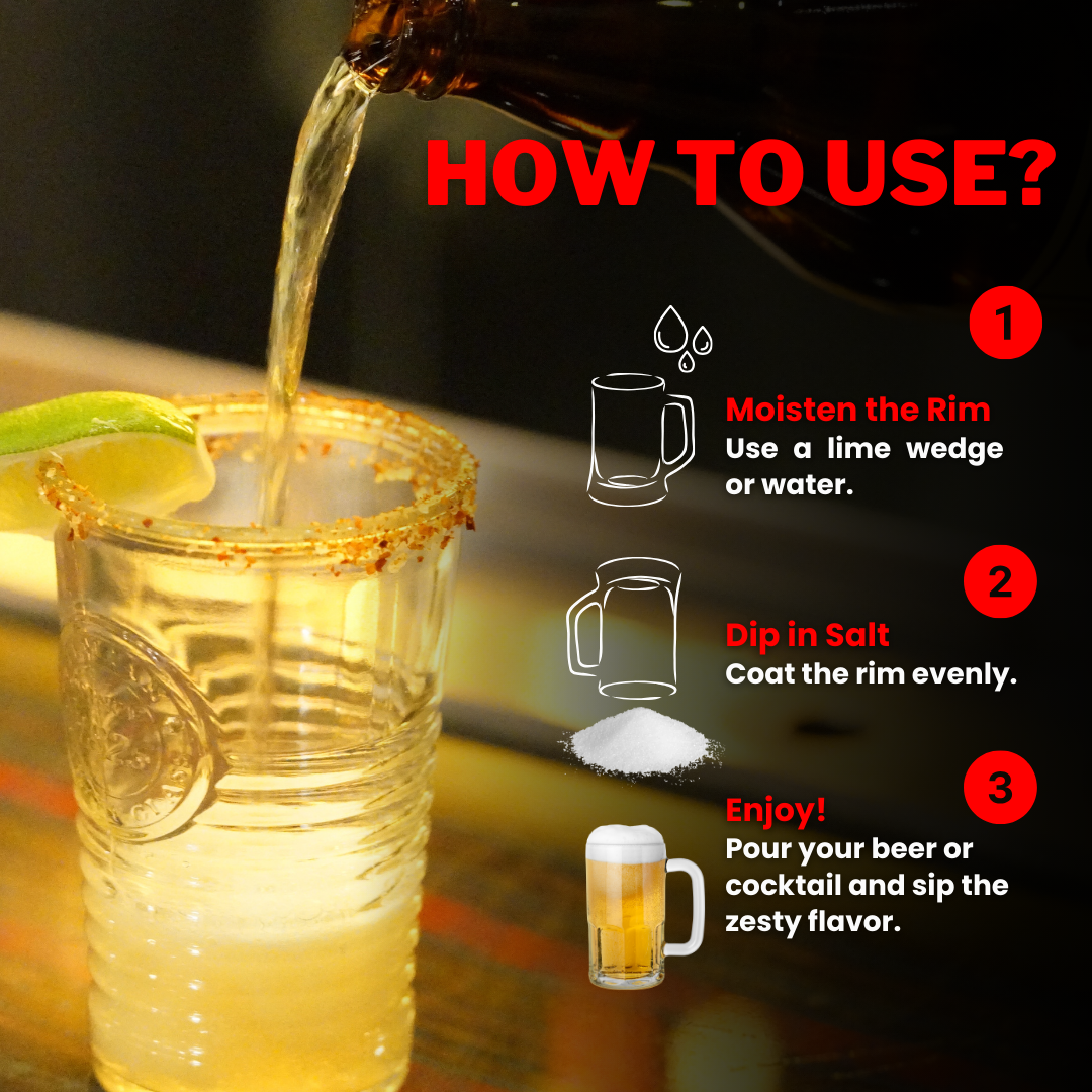 Lime Beer Salt - Drink, Cocktail Mixer, Domestic, Import