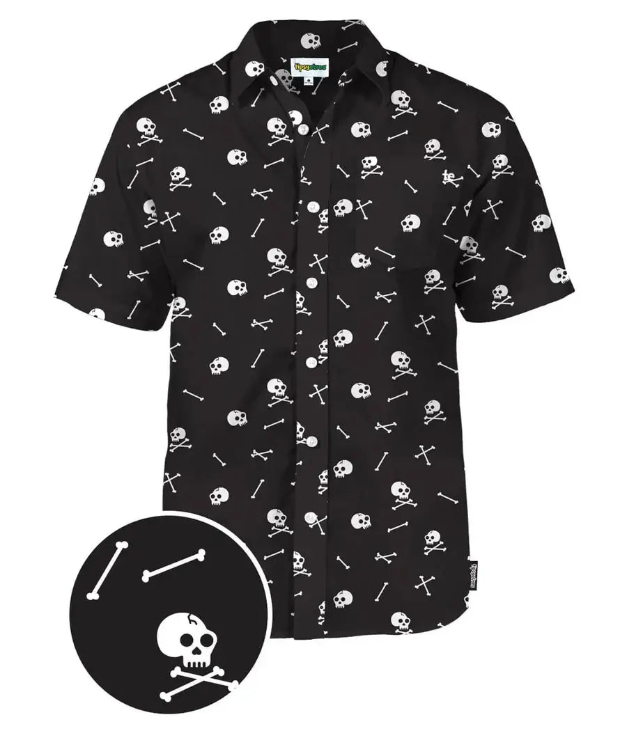 Skeleton Button Down Shirt