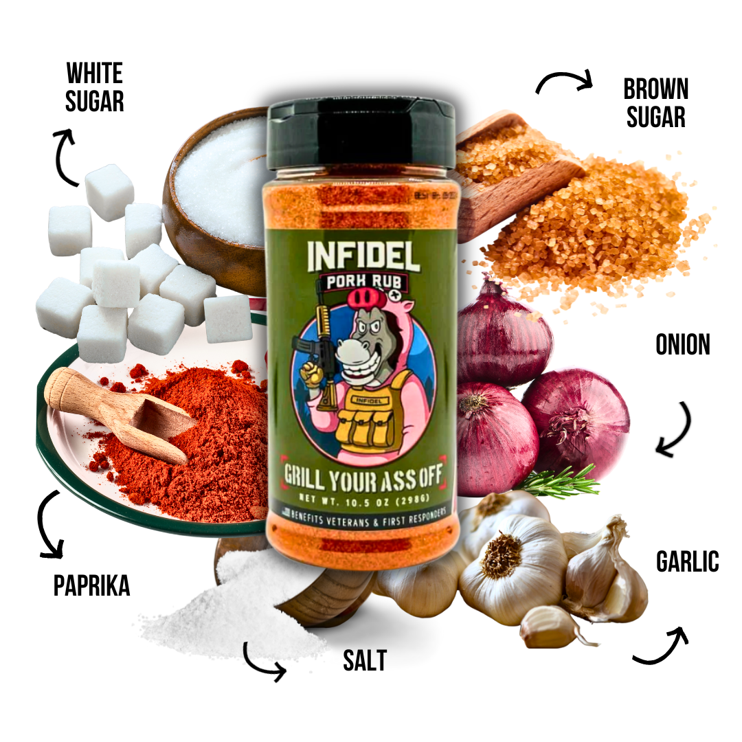 Infidel Pork Rub™ – Bold Flavor for Unforgettable BBQ