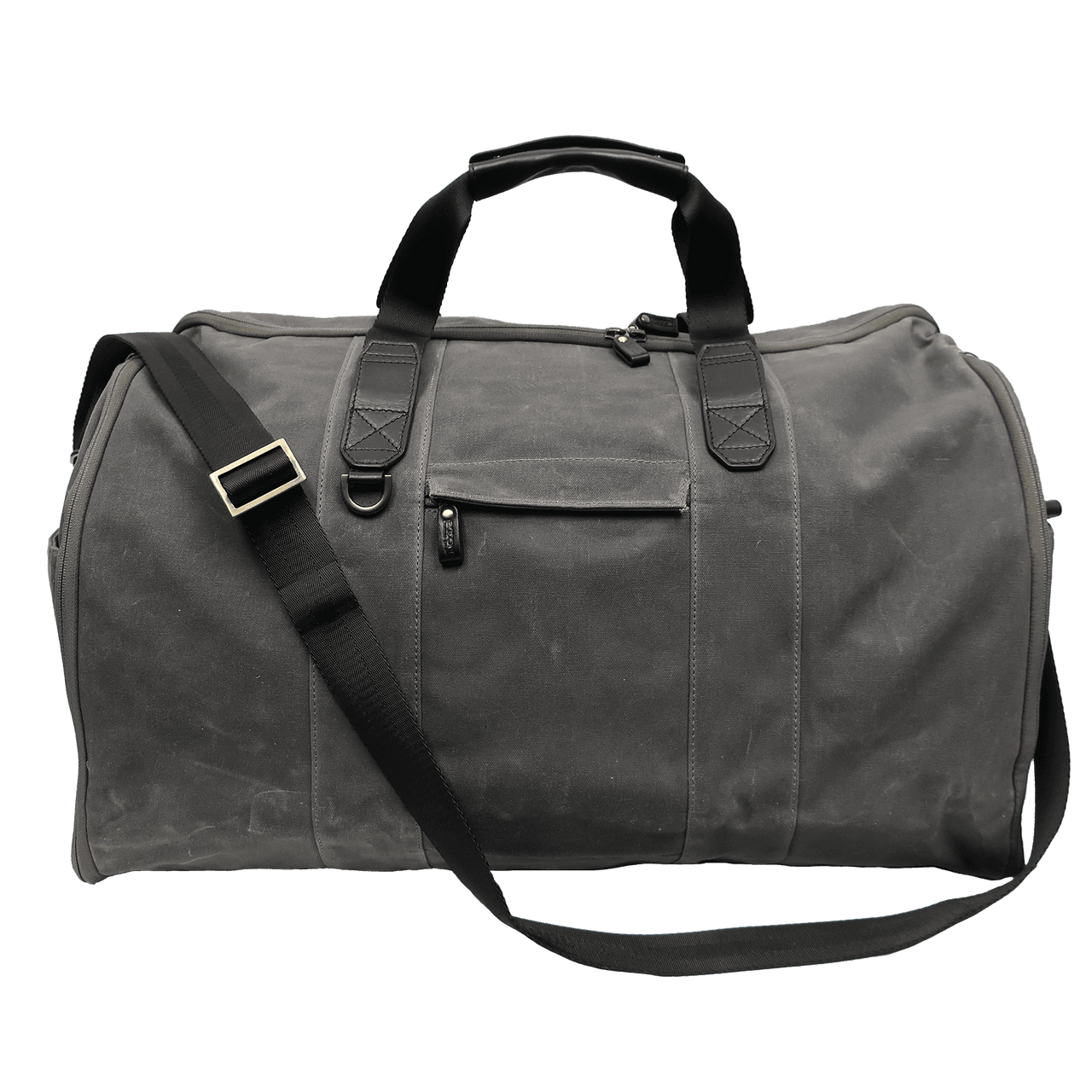 Boconi - Sloan Waxed Canvas and Pull-up Leather Garment Duffle