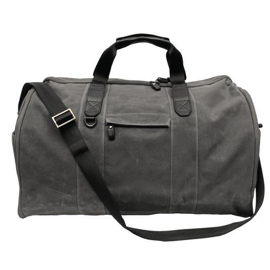 Boconi - Sloan Waxed Canvas and Pull-up Leather Garment Duffle