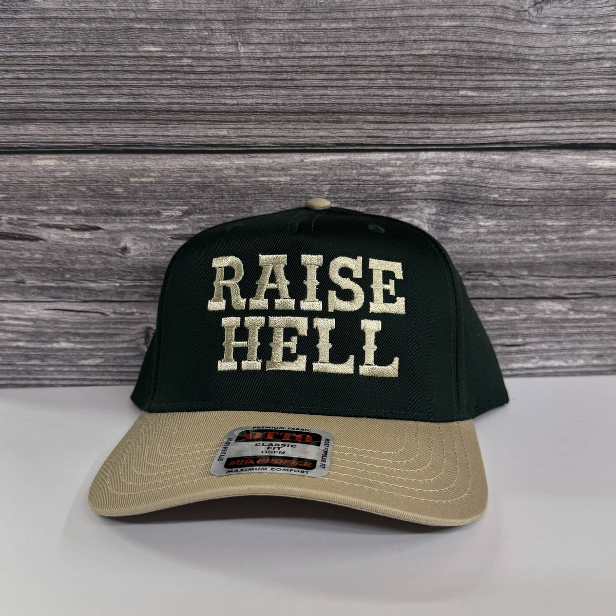 Raise Hell Embroidered Otto Hat – 208Tees