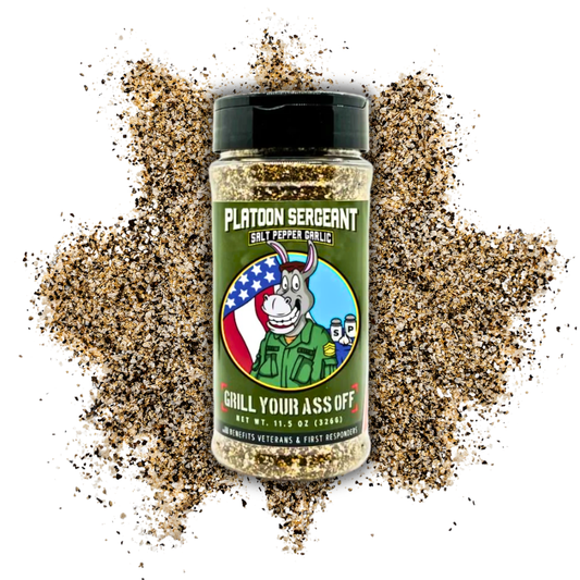 Platoon Sergeant Seasoning - Salt, Pepper, & Garlic