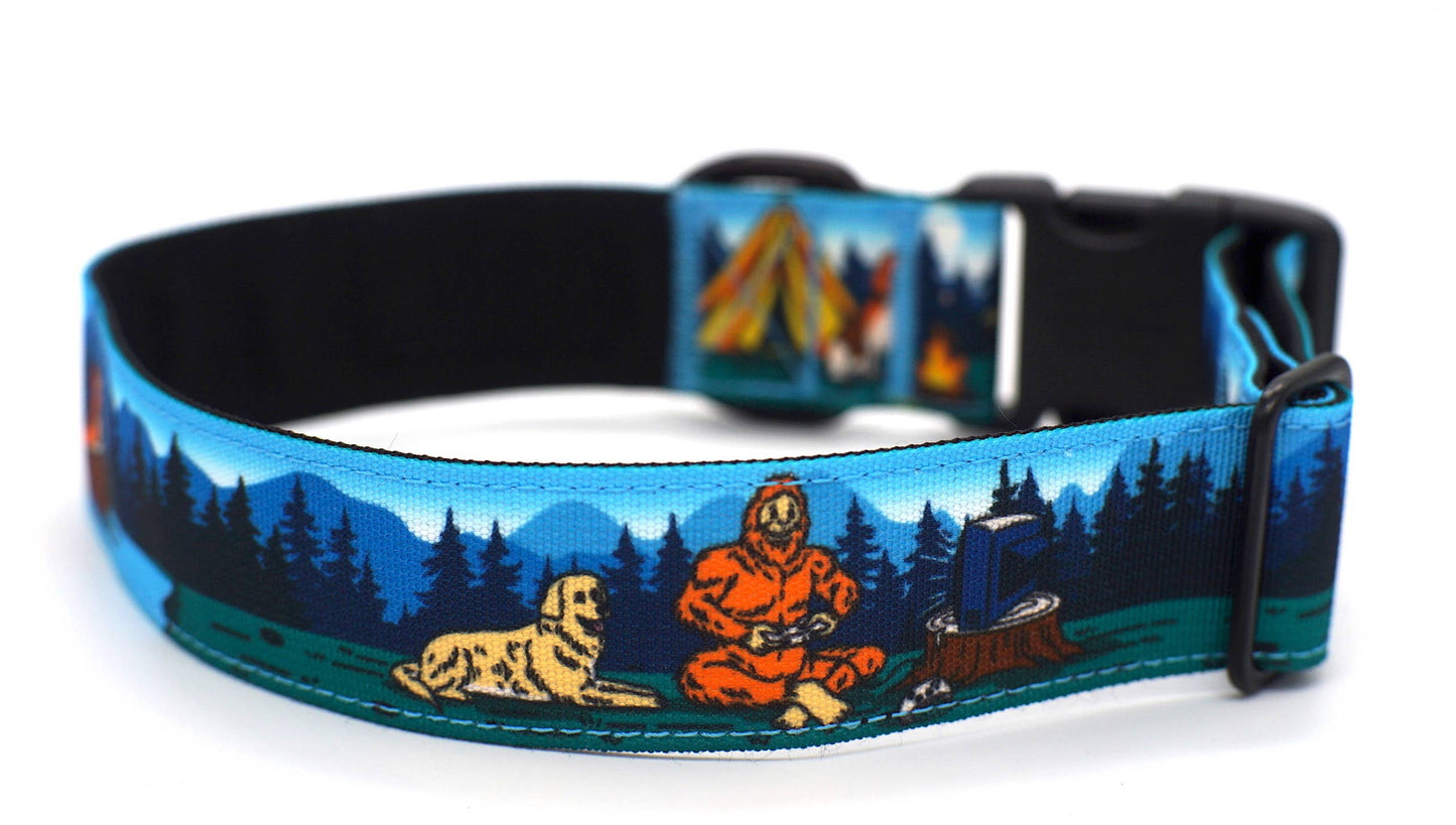 Bigfoot and Friends Dog Collar