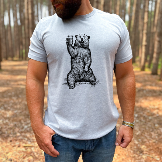 Beer Loving Bear T-Shirt