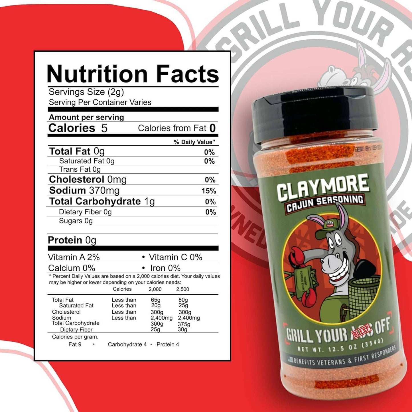 Claymore Cajun Seasoning™ – Bold Flavor for Every Dish