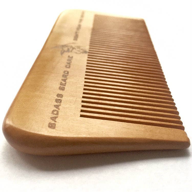 Badass Wood Beard Comb
