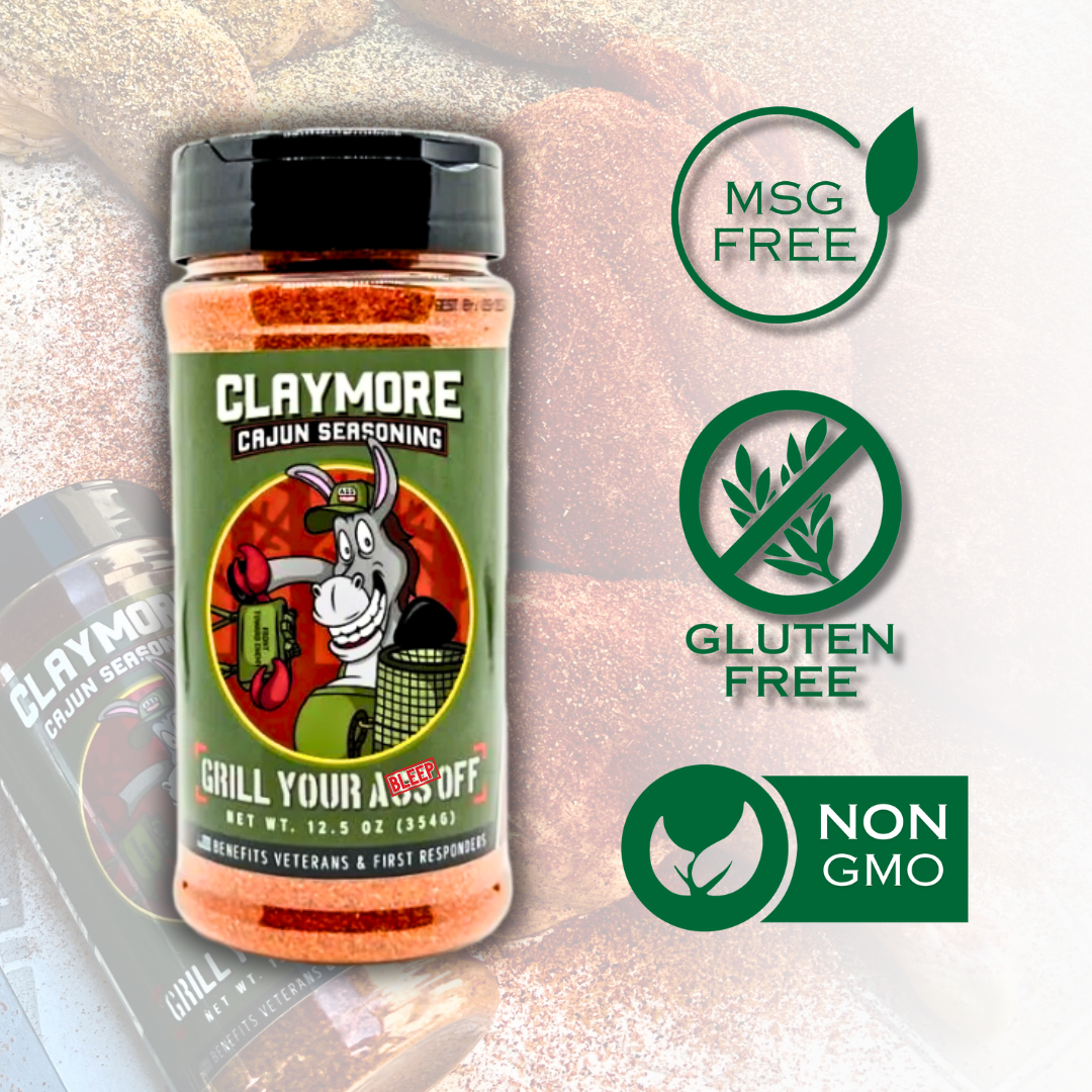 Claymore Cajun Seasoning™ – Bold Flavor for Every Dish