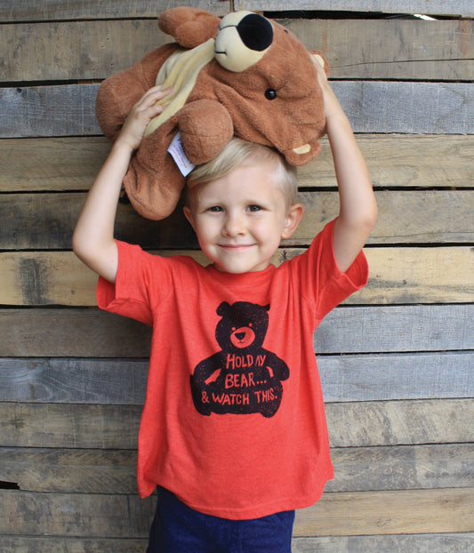 Hold my bear (children's) Tee