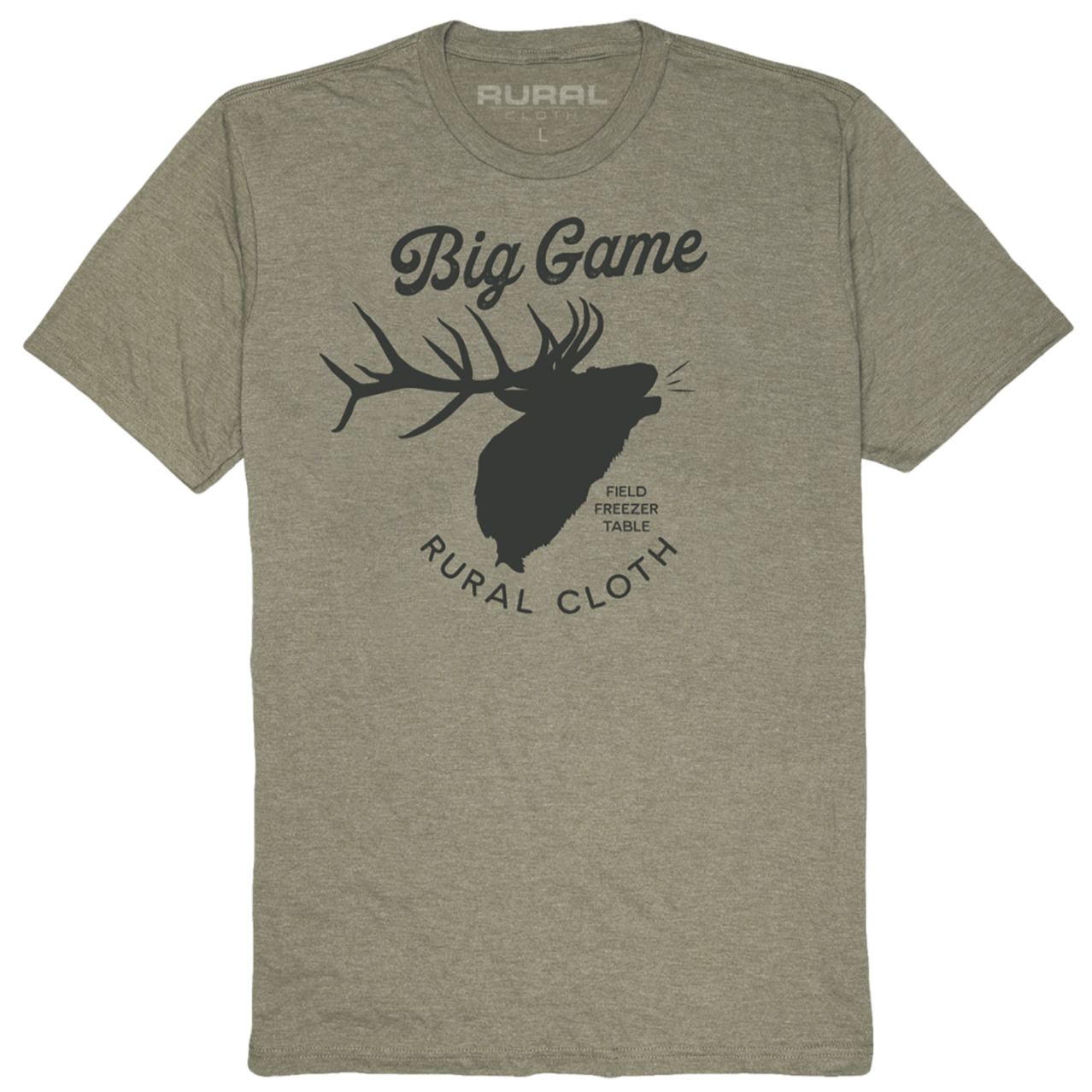 Big Game T-Shirt-Military Green Frost