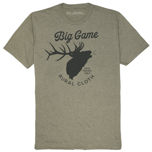 Big Game T-Shirt-Military Green Frost