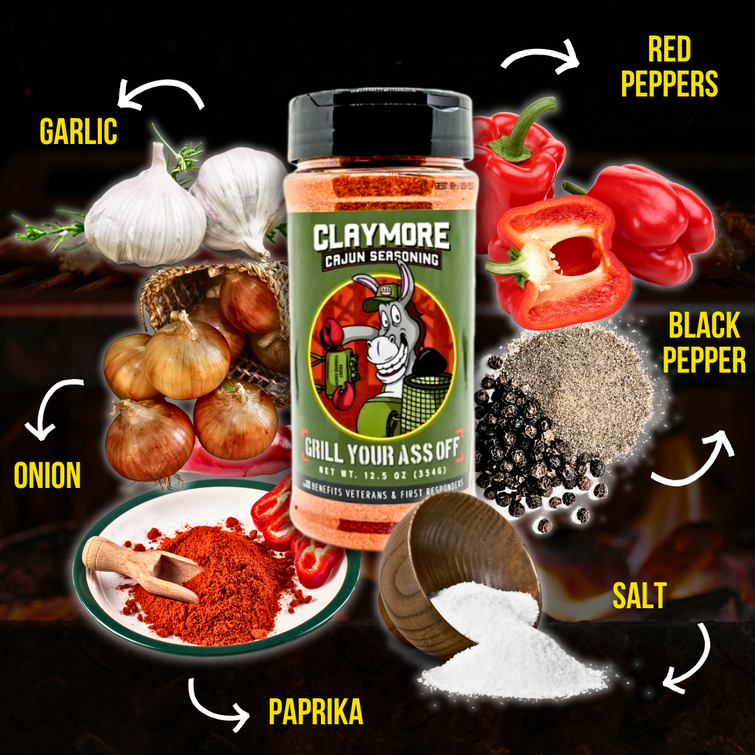 Claymore Cajun Seasoning™ – Bold Flavor for Every Dish