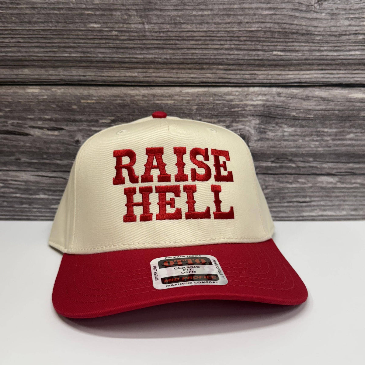 Raise Hell Embroidered Otto Hat – 208Tees