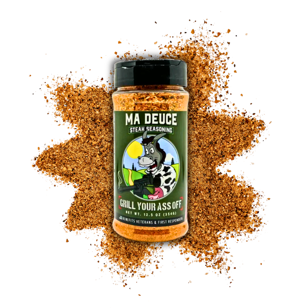 Ma Deuce Steak Seasoning™ - Beef, Meat, Kitchen, BBQ Rubs