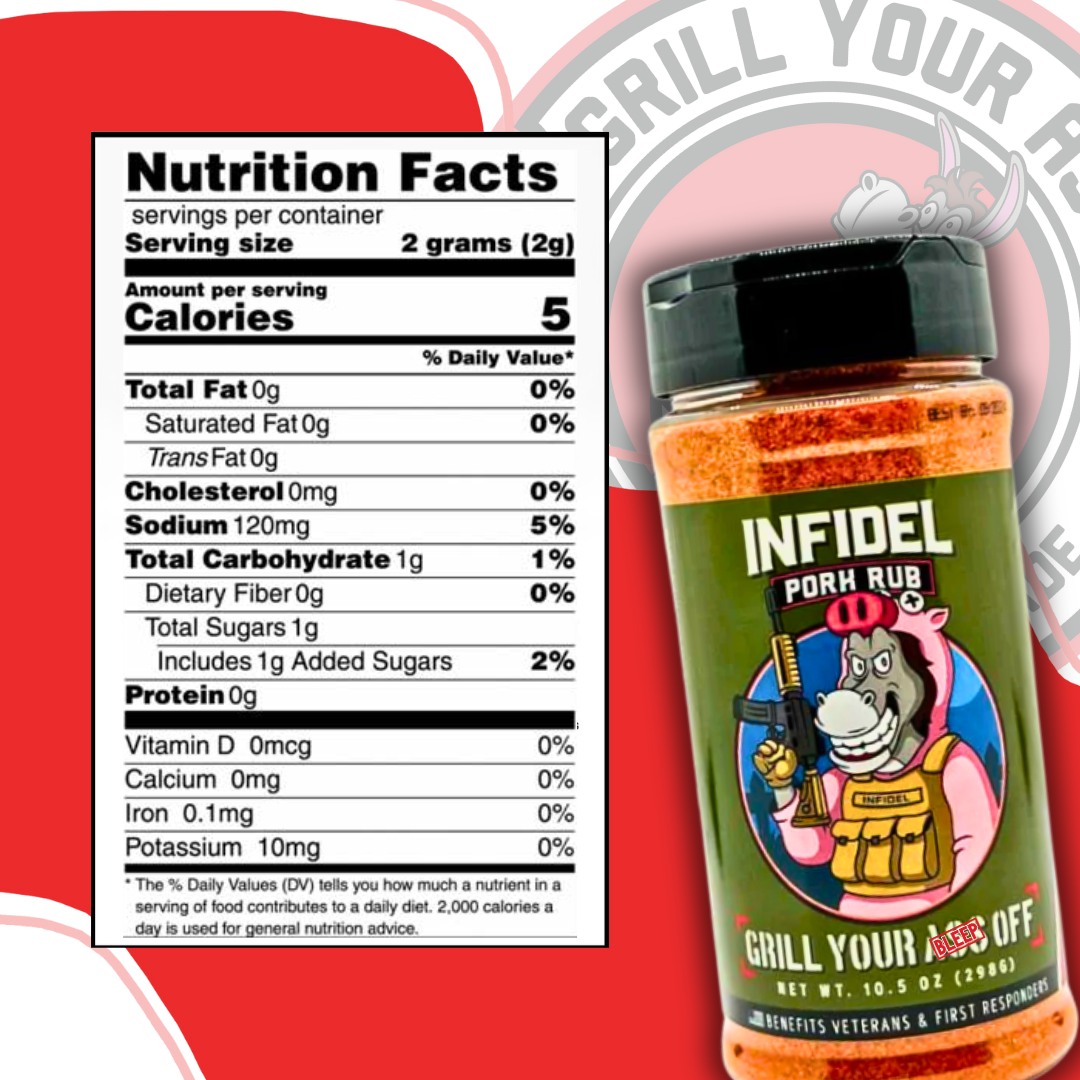 Infidel Pork Rub™ – Bold Flavor for Unforgettable BBQ