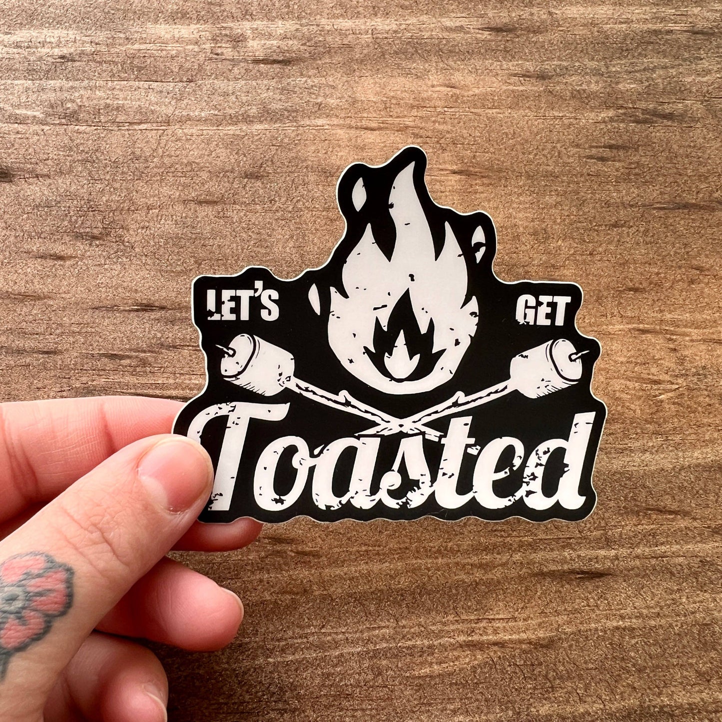 Let's Get Toasted Sticker 008