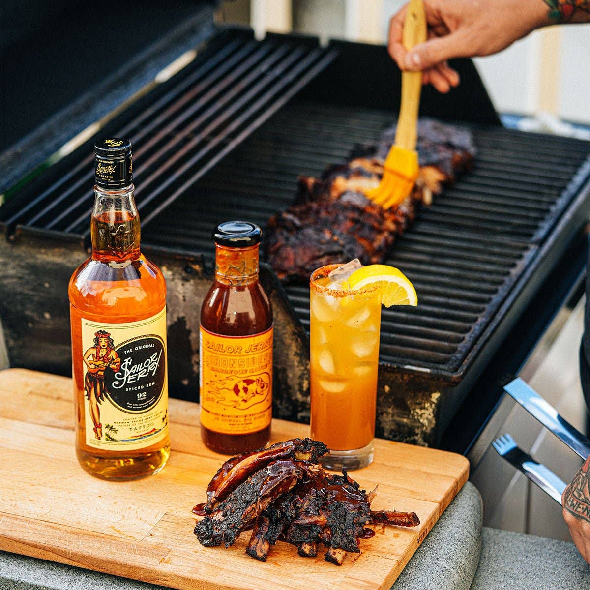 Sailor Jerry® Ironsides BBQ Sauce - Veteran, Grilling, Rum