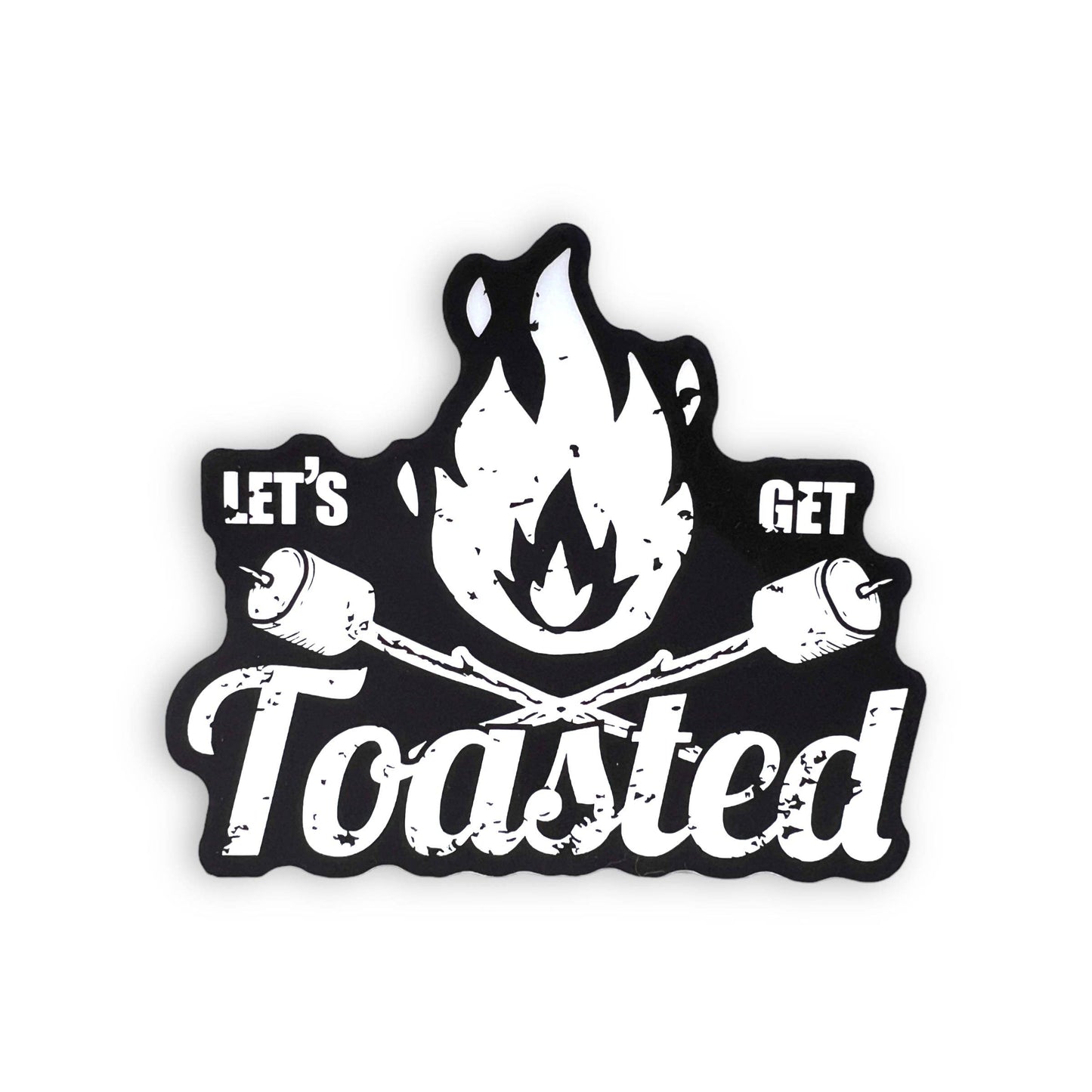Let's Get Toasted Sticker 008
