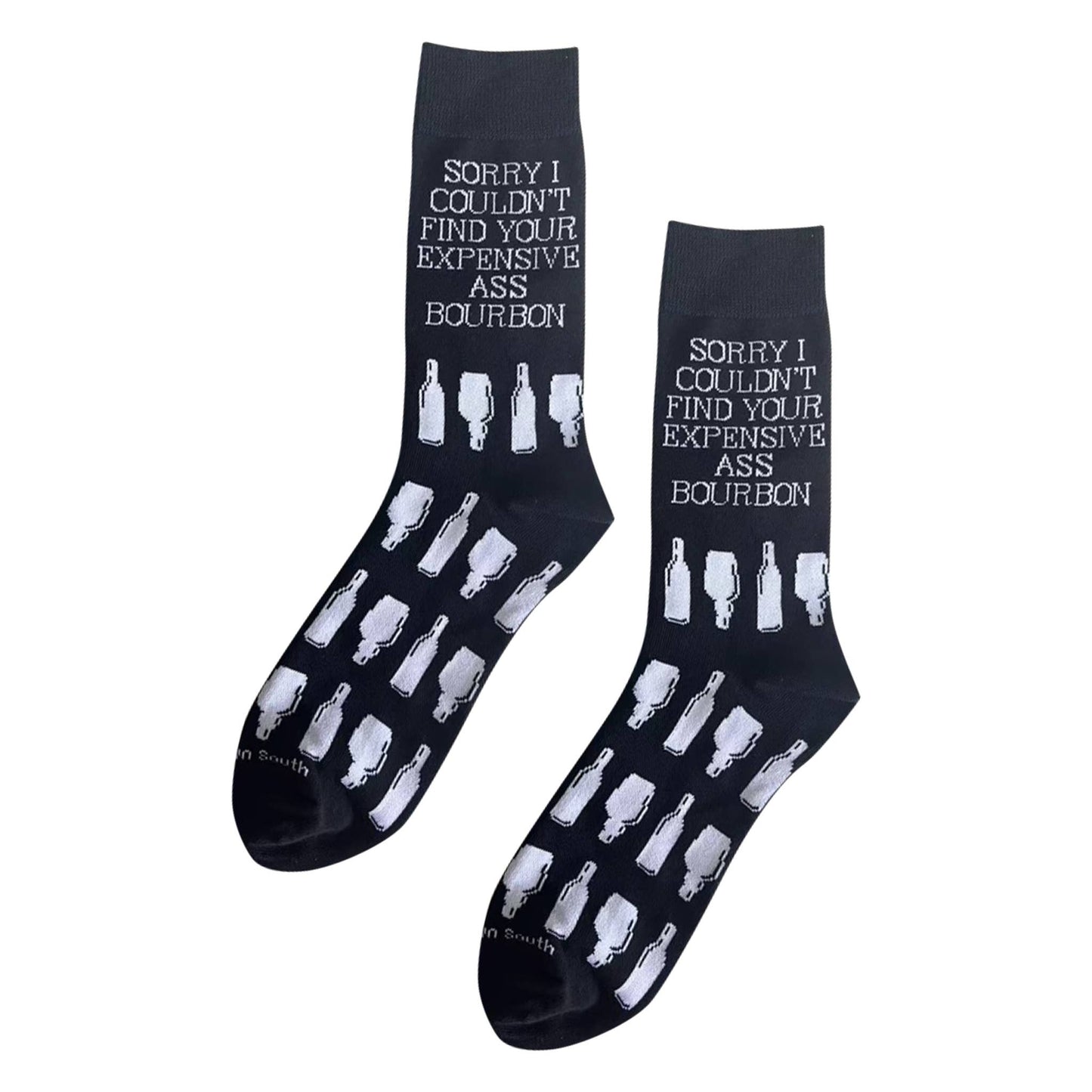 Sorry I Couldn't Find Your Expensive Ass Bourbon Funny Socks