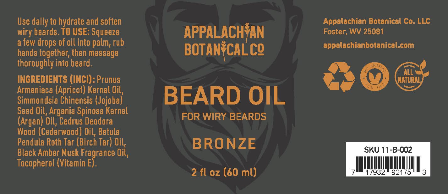 Beard Oil in Bronze - Bestseller!