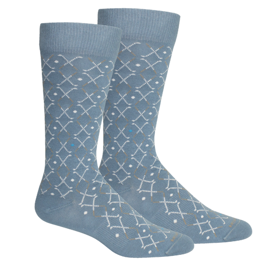 Lattice Club Crew Socks