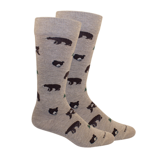 Brown Bear Crew Socks