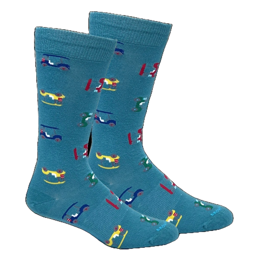 Golf Buggies Crew Socks